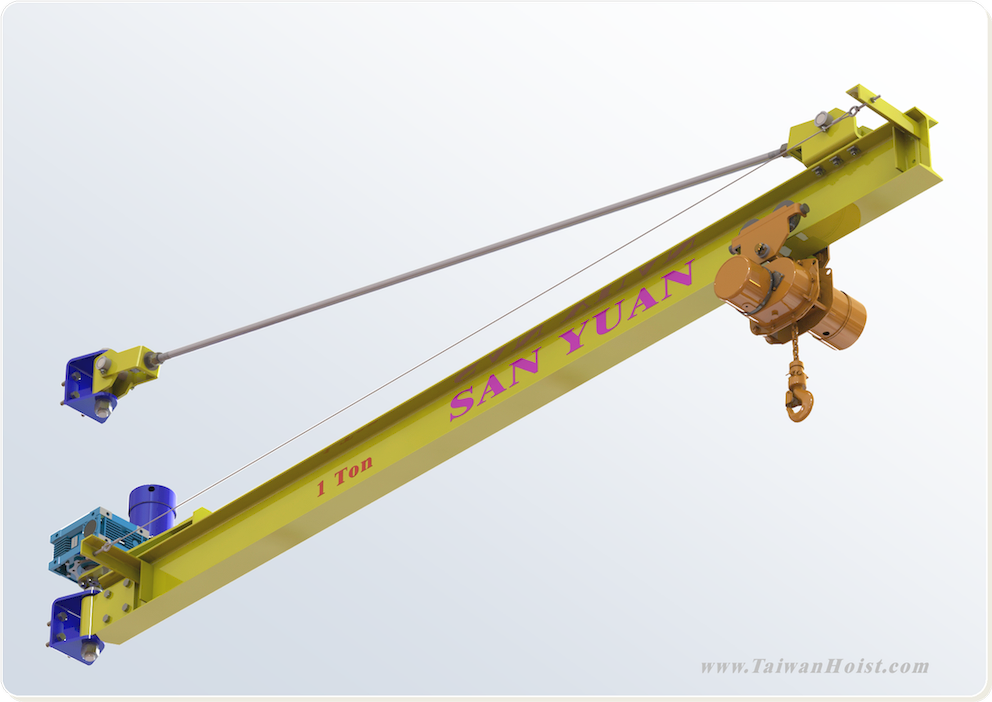 SANYUAN 三園 三元 WJ 立柱 / 壁裝兩用 旋臂起重機 / 天車