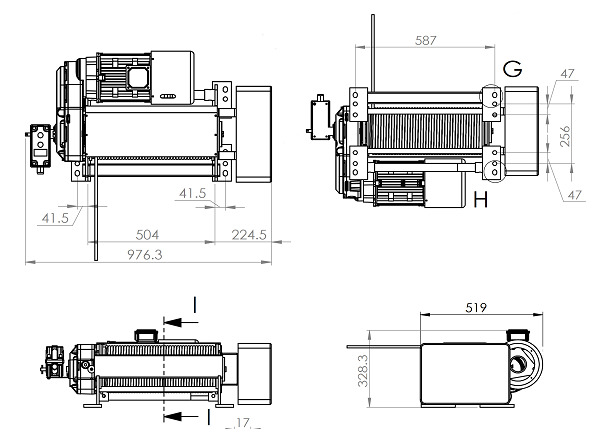 SANYUAN 三園 三元 升降用捲揚機 E3W