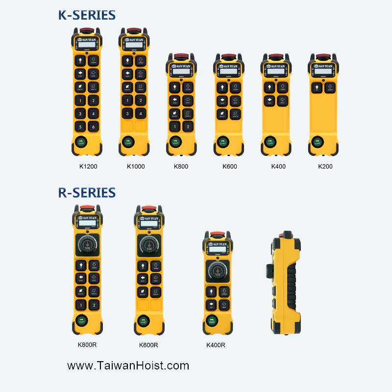 SAN YUAN 三園三元 天車起重機工業級無線遙控器K系列