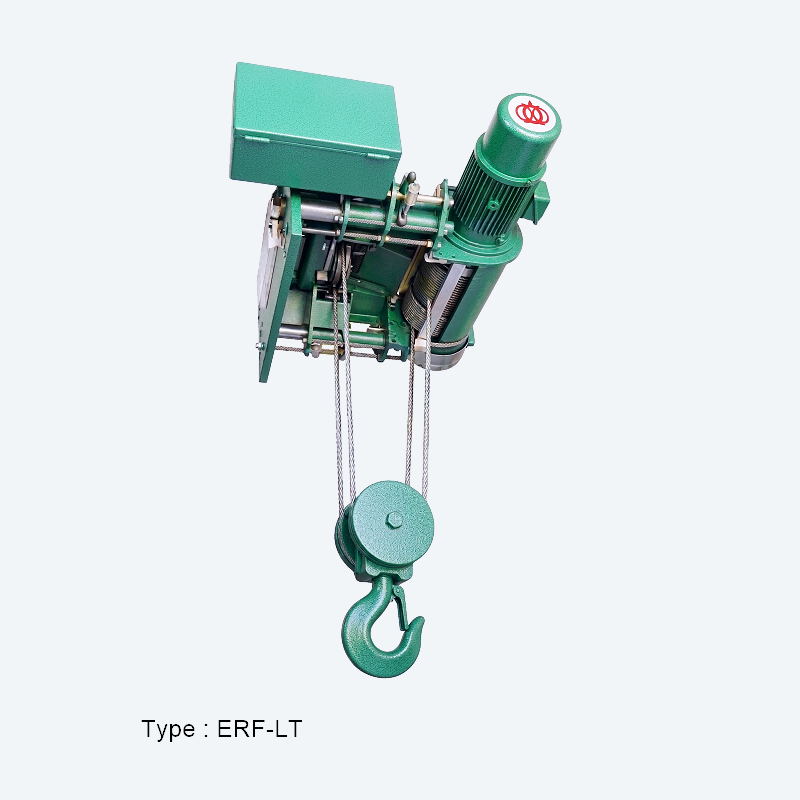 SAN YUAN_ERF-LT三元/三園-單軌低舉鋼索吊車,低淨空設計，佔用空間小。剛性外殼設計，消除荷重下產生的振動與噪音。